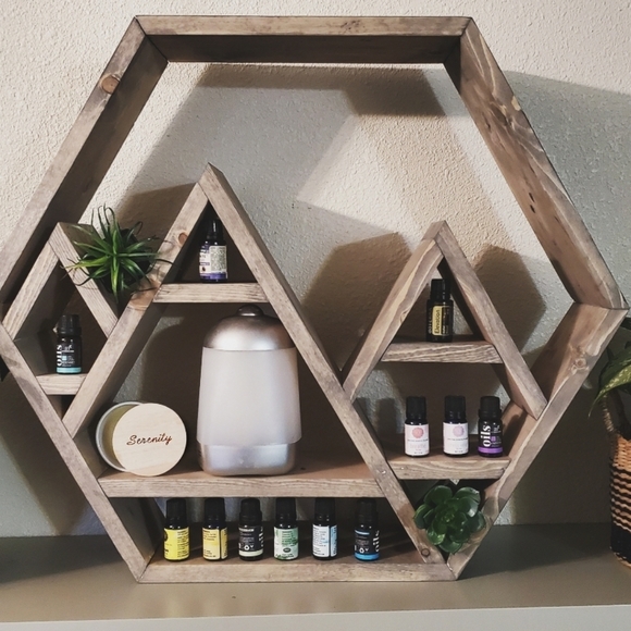 Custom Essential Oil Mountain Shelf